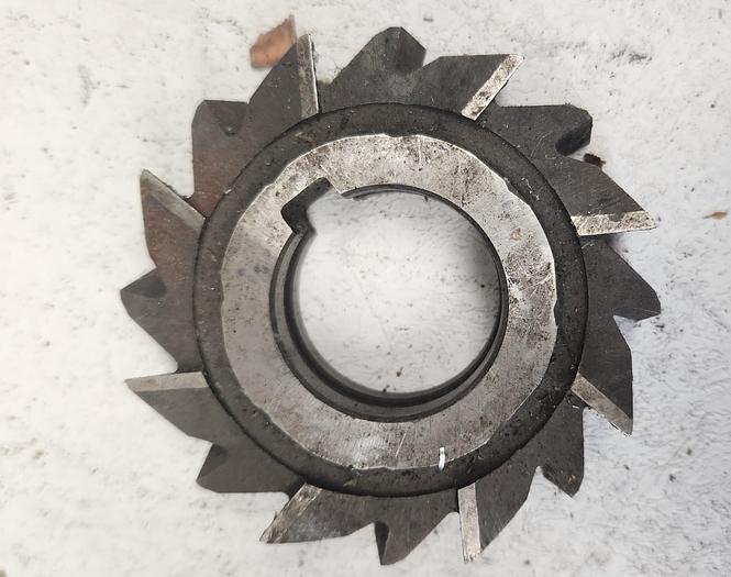 Used 3" x 3/8" SIDE MILLING CUTTER STAGGERED TOOTH 1-1/4" BORE - GHB-49