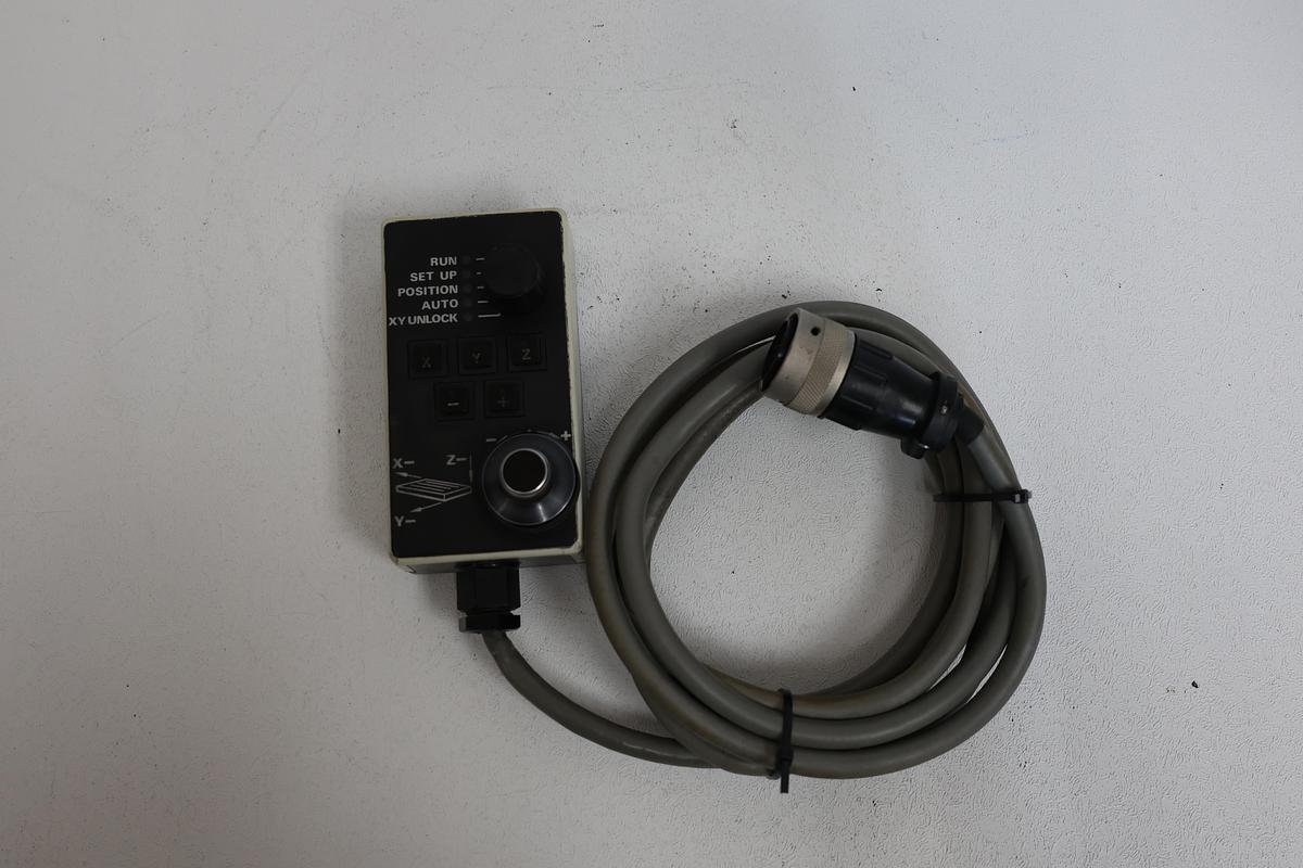 Used CNC Handwheel MPG Controller 10-Pin Round Connector X Y Z Axis – Removed from Deckel GHA-188