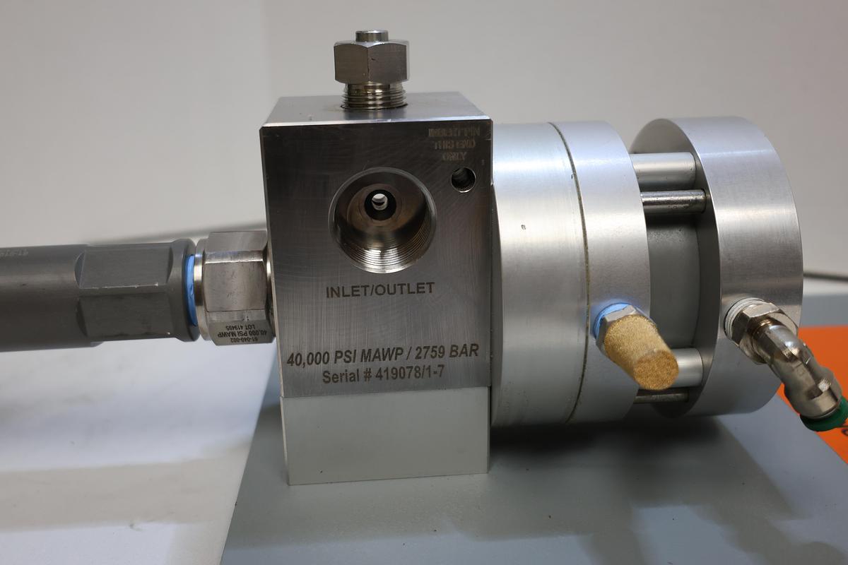 Fabco-Air PSR6-0.500-HL High Pressure Pneumatic Actuator 40,000 PSI MAWP New