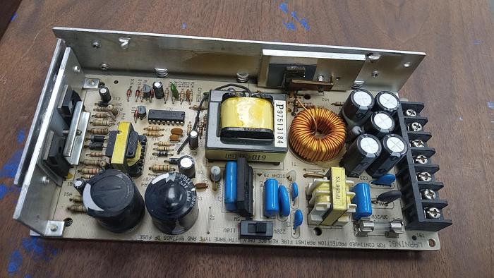 Used USED MEAN WELL POWER SUPPLY S-100-24 AC MW - GHC-1-(A2)