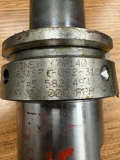 Used BRINEY HSK63AFC-062-315 SHRINK FIT TOOL HOLDER GHA-GS37