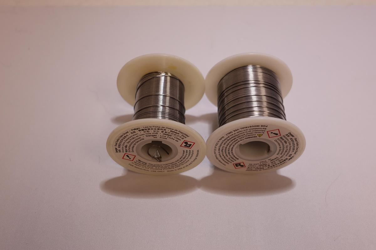 Used Kester 44 Rosin Core Solder SN63PB37 .031" 1lb Spools Lot of 2