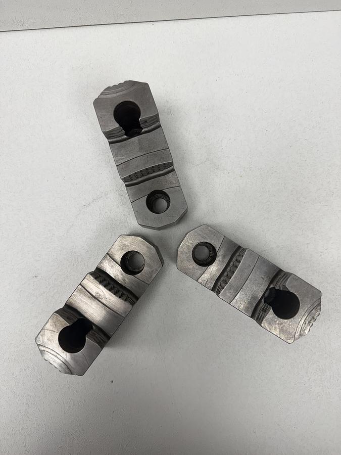 Used Set of 3 Huron Hard Jaws 12MDRJ2S GHC24