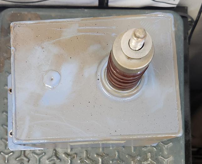 Used Leclanche GTD2500-050 0.50uF 25kVDC Hi-Voltage Capacitor Ut 40kVDC - GHA-131