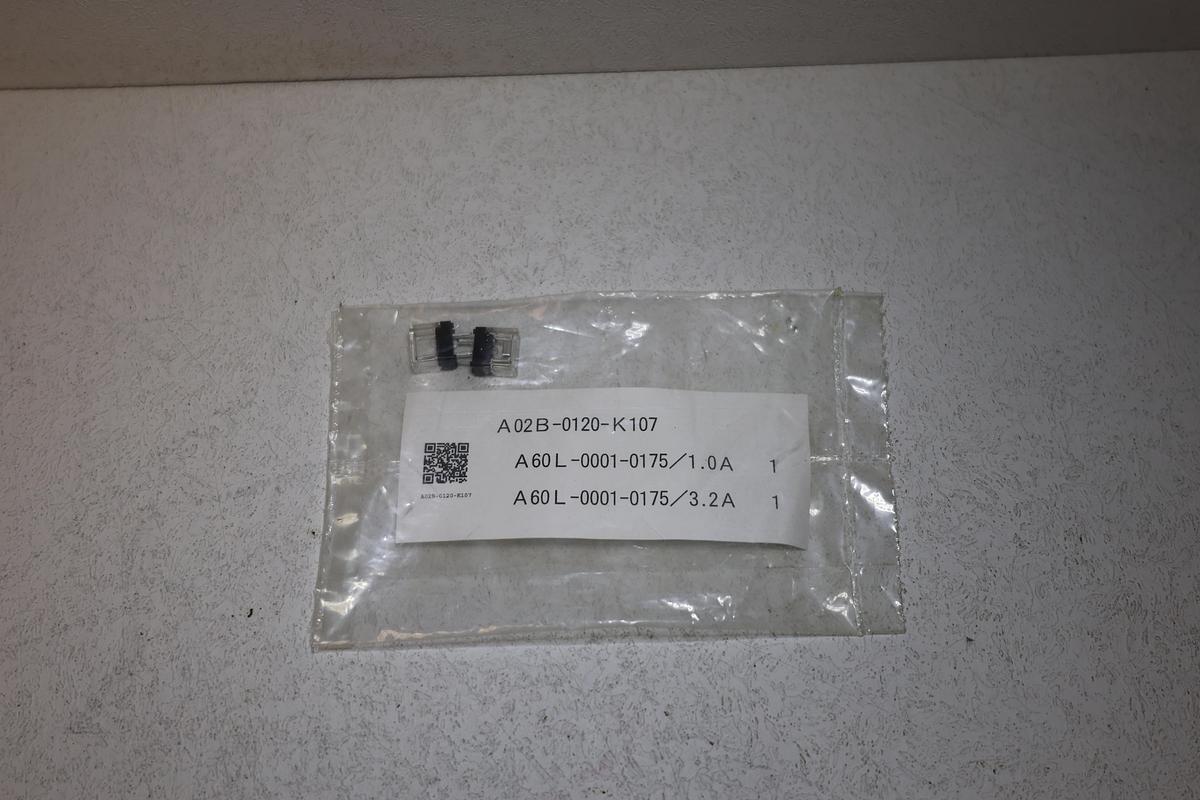 Fanuc Industrial Plug-In Fuse Kit P/N A02B-0120-K107 – Includes 2 Daito Micro Fuses (1.0A & 3.2A) GHGC-15