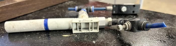 Used Schmalz SBP 28 G3 SDA Vacuum Generator w/VS-V-EM-ST Vacuum Switch - GHB-63