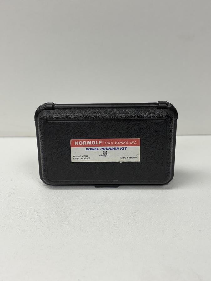 Used Norwolf Dowel Pounding Kit 1/8 3/16 1/4 5/16 3/8 GHC-25