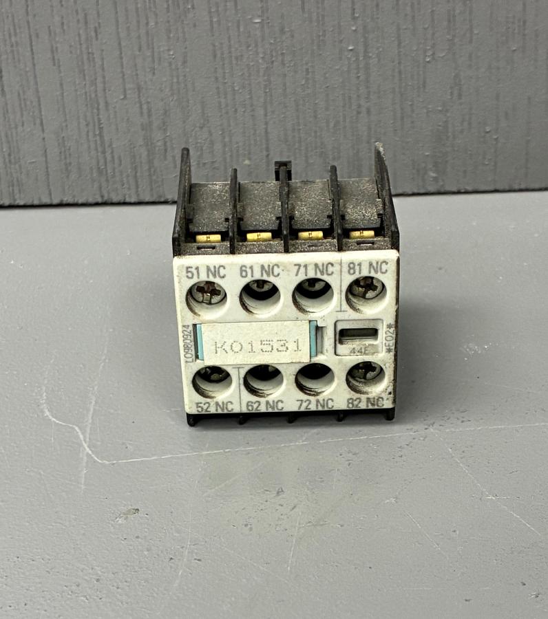 Used Siemens 3RH1911‑1GA04 Auxiliary Contact Block GHC-35