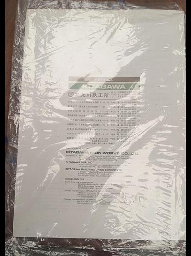 Used KITAGAWA HIGH SPEED OPEN CENTER POWER CHUCK INSTRUCTION MANUAL B/BT - GHGC-D11