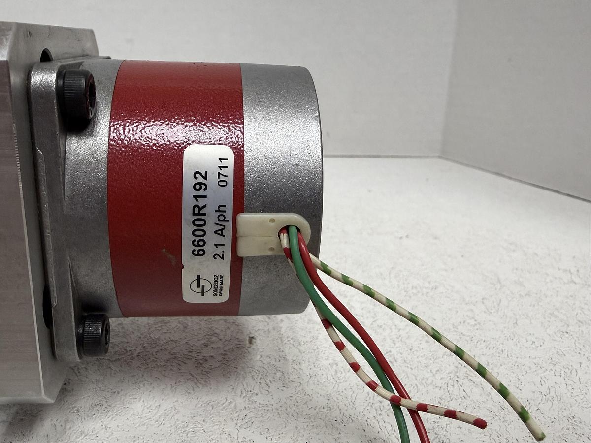 Used Alpha LP070-M02-25-111-000 25:1 Gear Reducer W/ Sonceboz Stepper Motor GHA-34