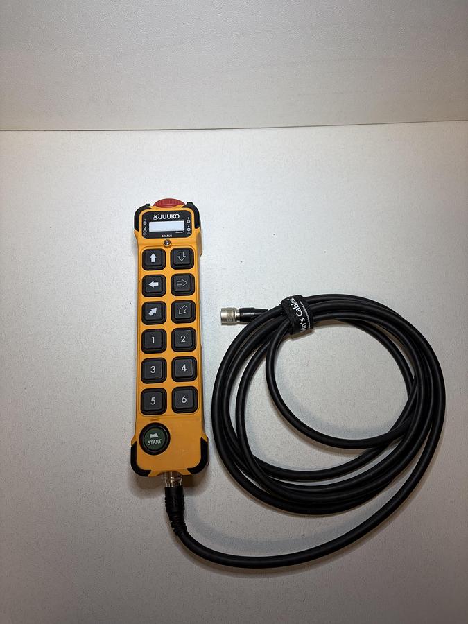 Used Juuko Remote HV-K 1200 On/Off Transmitter for 6 Sections with cord GHC-53