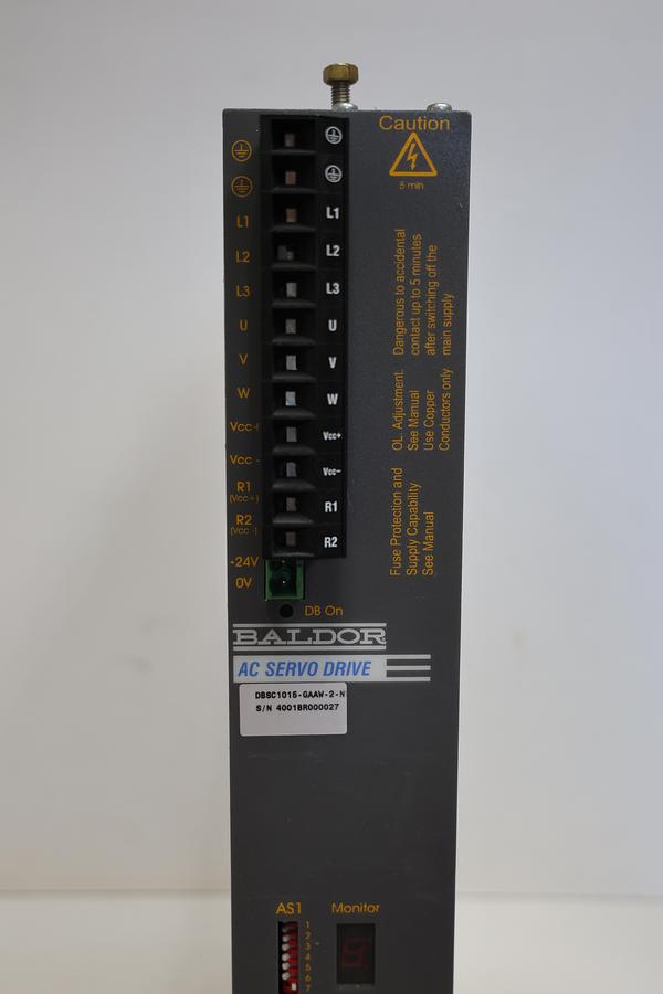 Used Baldor ASR32027A DBSC1015-GAAW-2-NP-700 AC Servo Drive Used GHA-47
