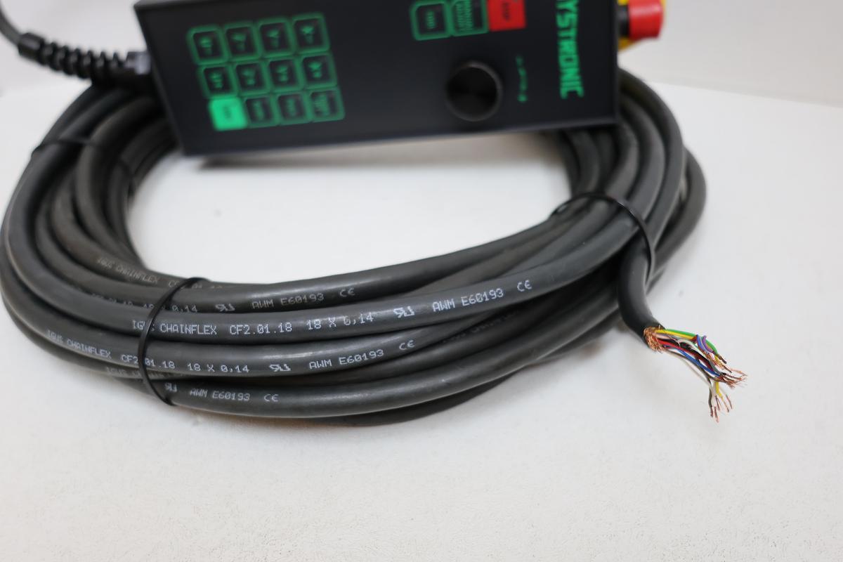 Used BYSTRONIC BYSTAR MPG Hand Jog Pendant With Cable -GHB-3