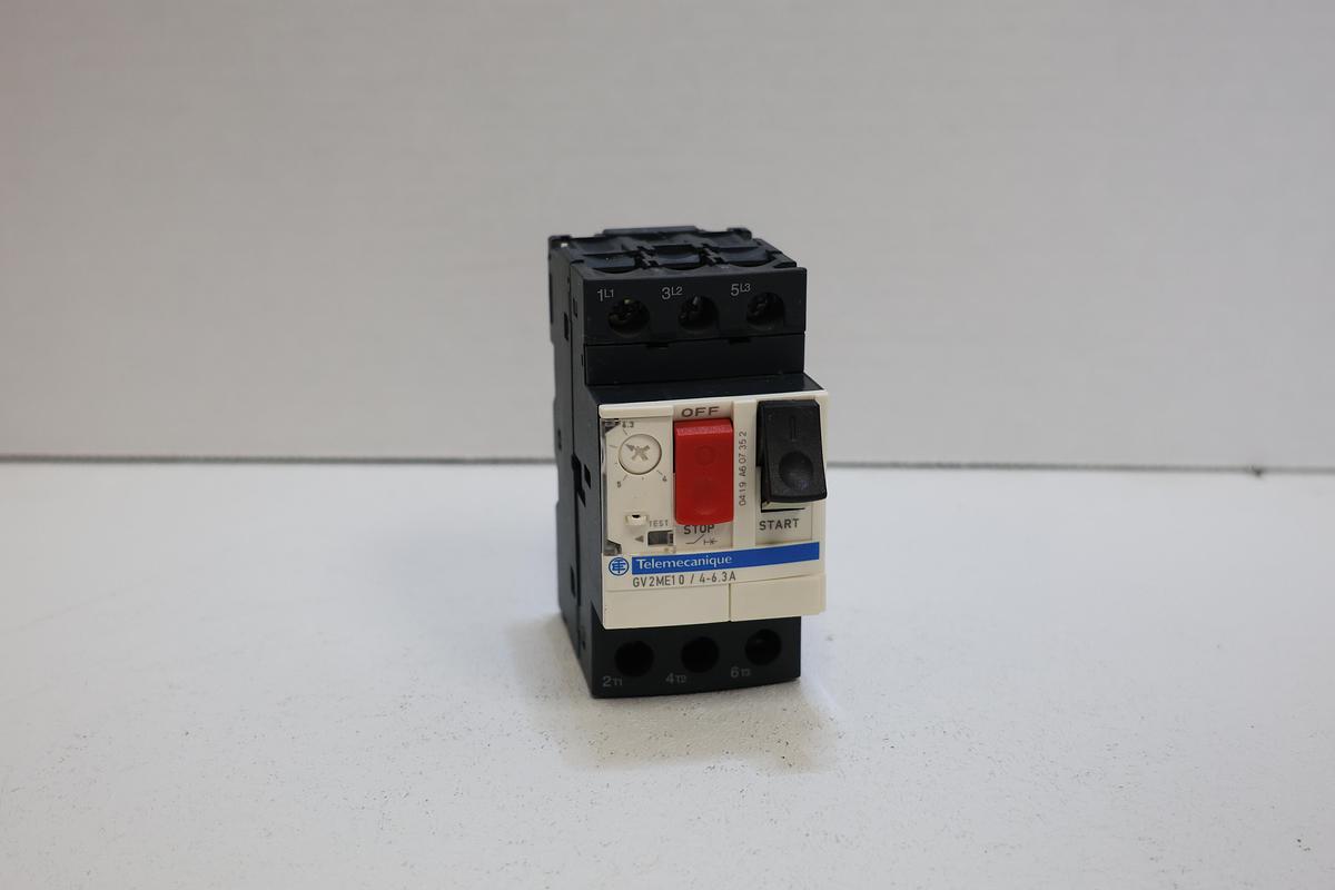 Used Telemecanique GV2-ME10 Motor Circuit Breaker (4–6.3A) Schneider Elec. GHC-16