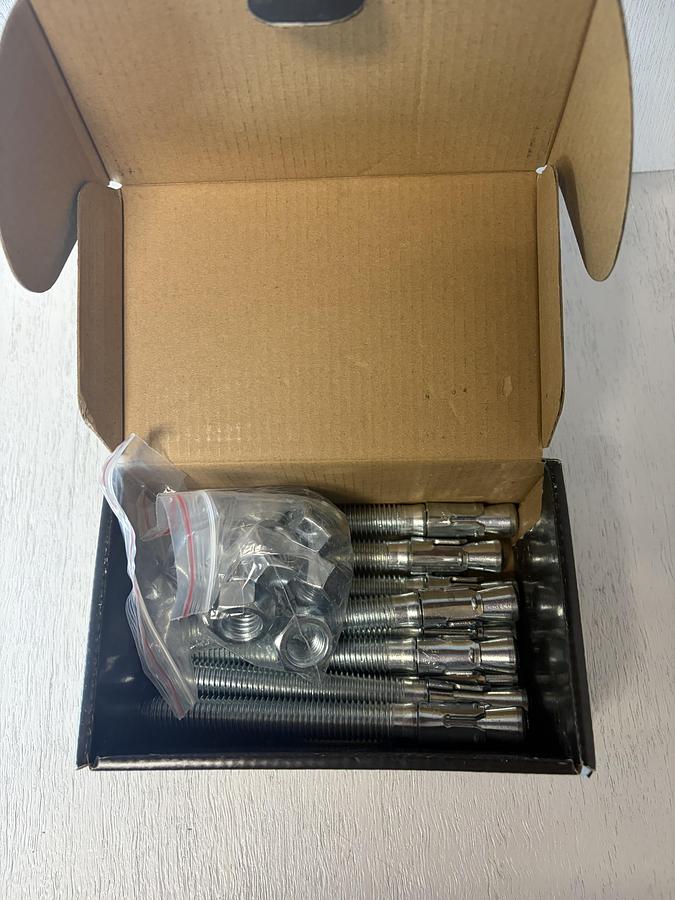 Power Pro Concrete Wedge Anchors 10pc 5/8"X 6"  GHB-64