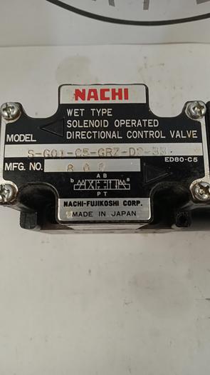 Used Nachi S-G01-C5-GRZ-D2-33 Directional Control Solenoid Valve GH501
