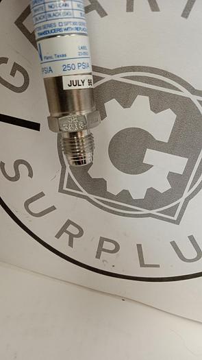 Used Span Instruments SPT300 Series Transducer 250PSIA GH503