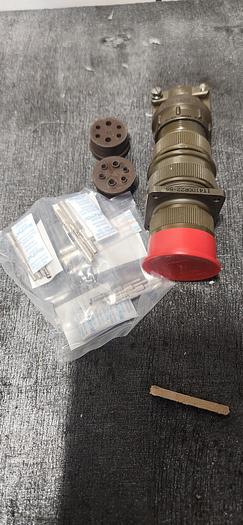 Used Glenair 1TS4106R245-PNS Straight Plug Ass'y Crimp Cyl w/Backshell - GHGC-D6