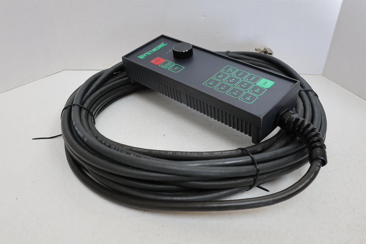 Used BYSTRONIC BYSTAR MPG Hand Jog Pendant With Cable -GHB-3