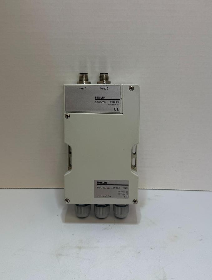 Used Balluff BIS C-650 BIS C-600-007-650-00-KL1 RFID Processor Unit RS232 LF 70/455kHz