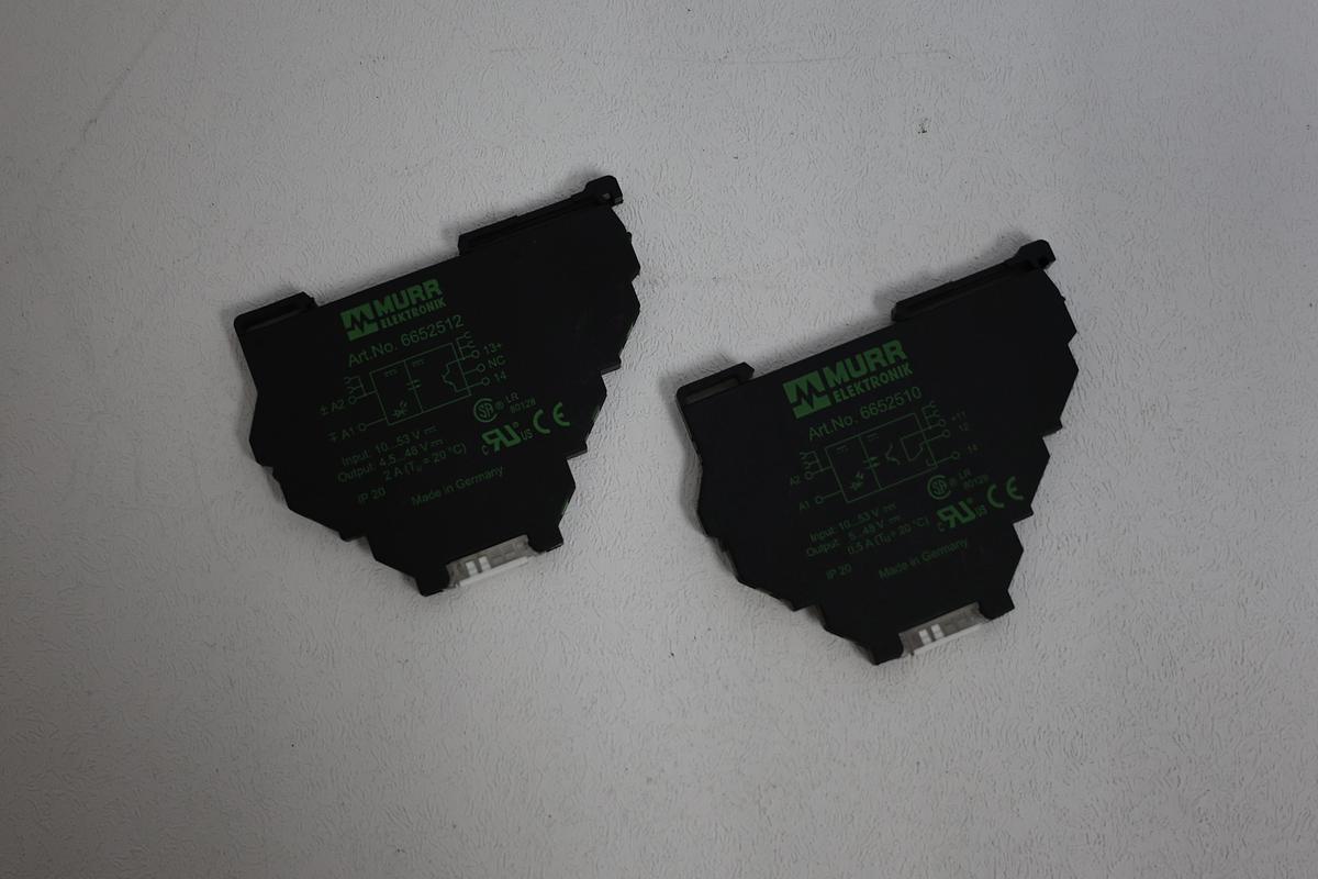 Used MURR Elektronik 6652510 MIRO TR Opto-Coupler Module – Lot of 2 GHC-35
