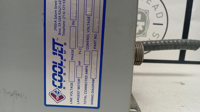 Used CoolJet Systems 2079 Control Panel GH88
