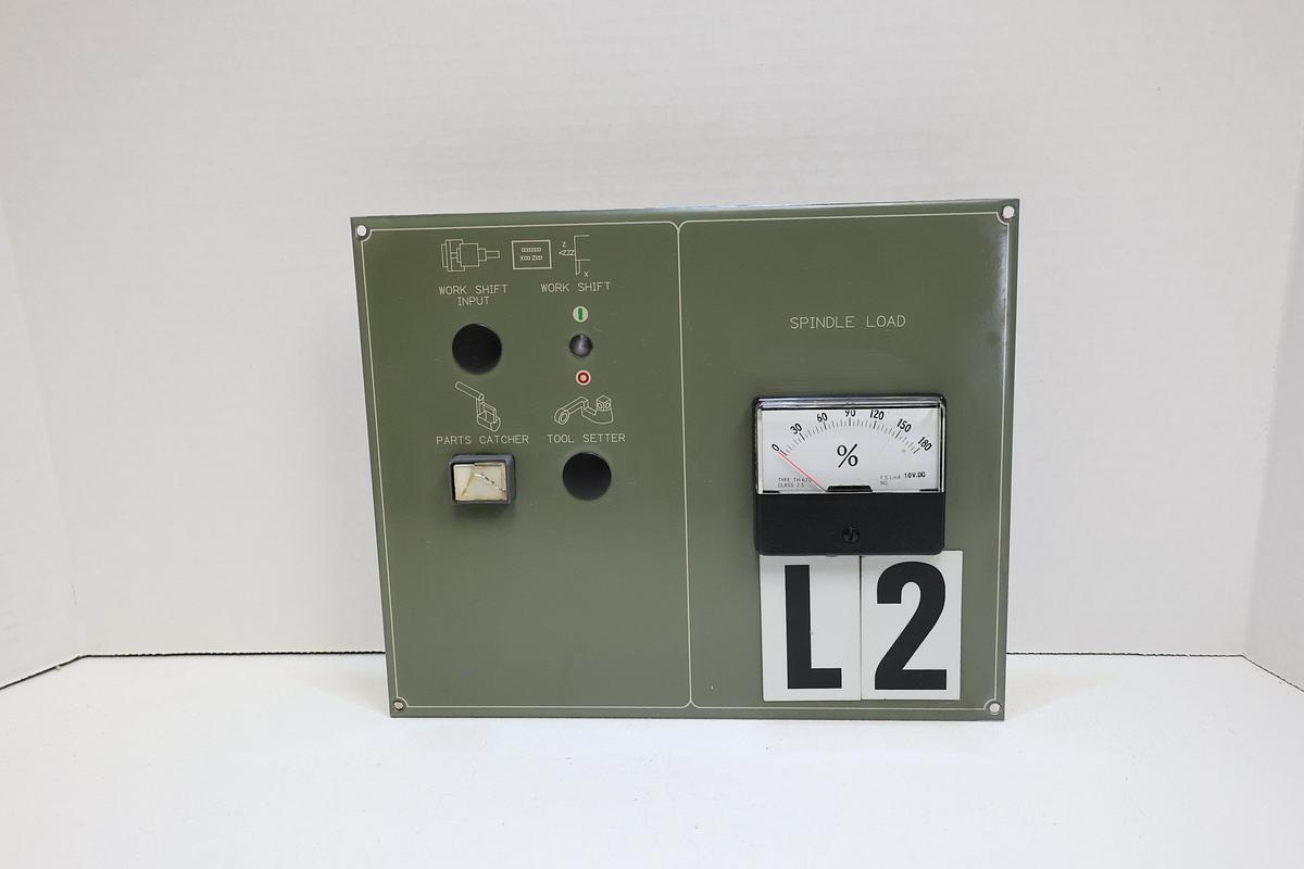 Used Vintage Mori Seiki SL Series Spindle Load Meter Sub Panel – OEM Replacement Assembly