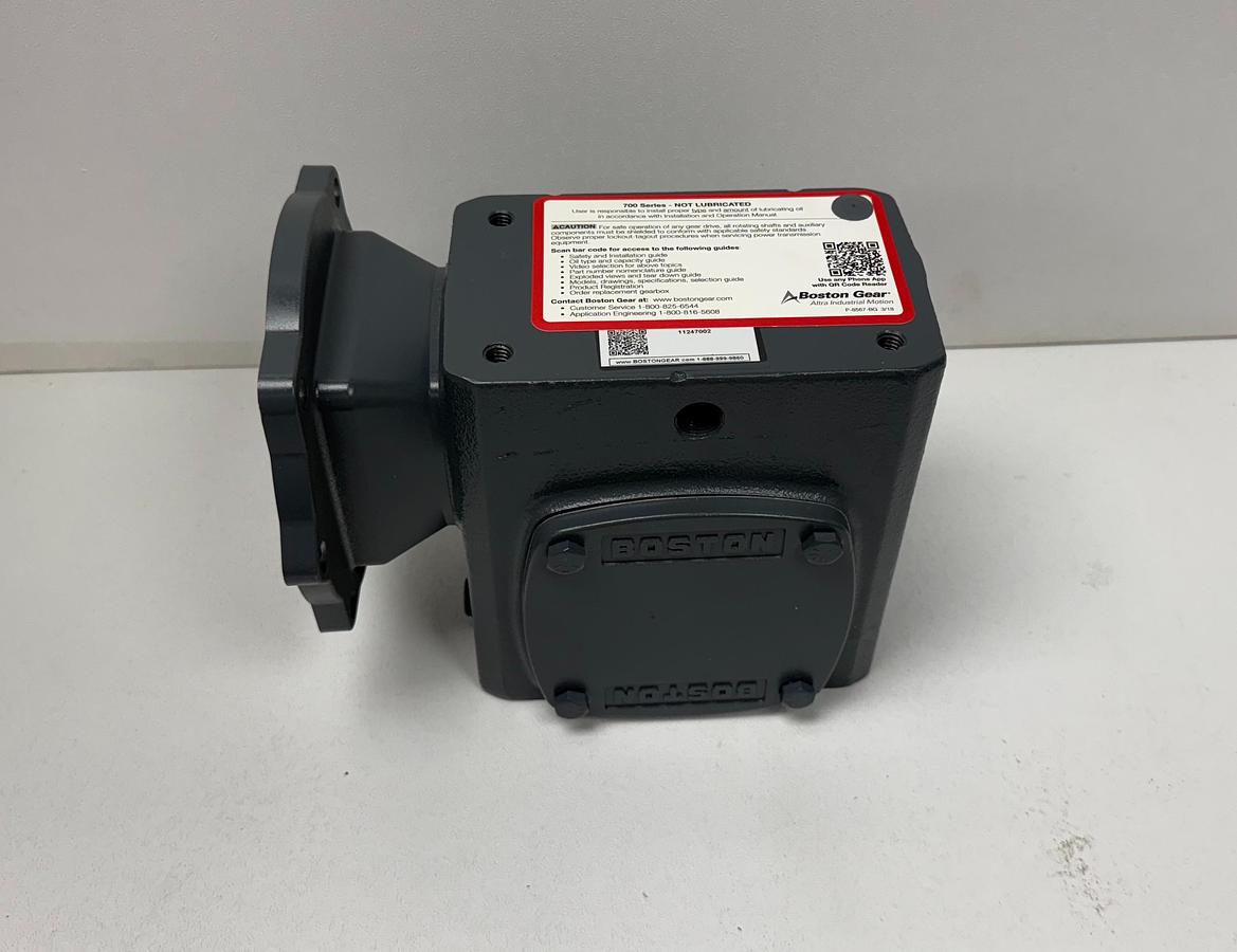 Used Boston Gear Speed Reducer, Gear Box F724-60-B5-G, 60:1 Ratio, 0.73 input