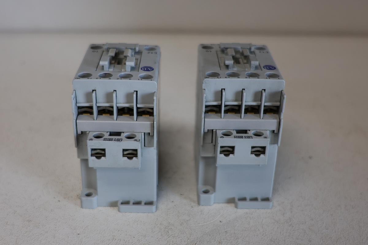 Used (Lot of 2) Allen Bradley 100-C12*10 Contactor – Series A