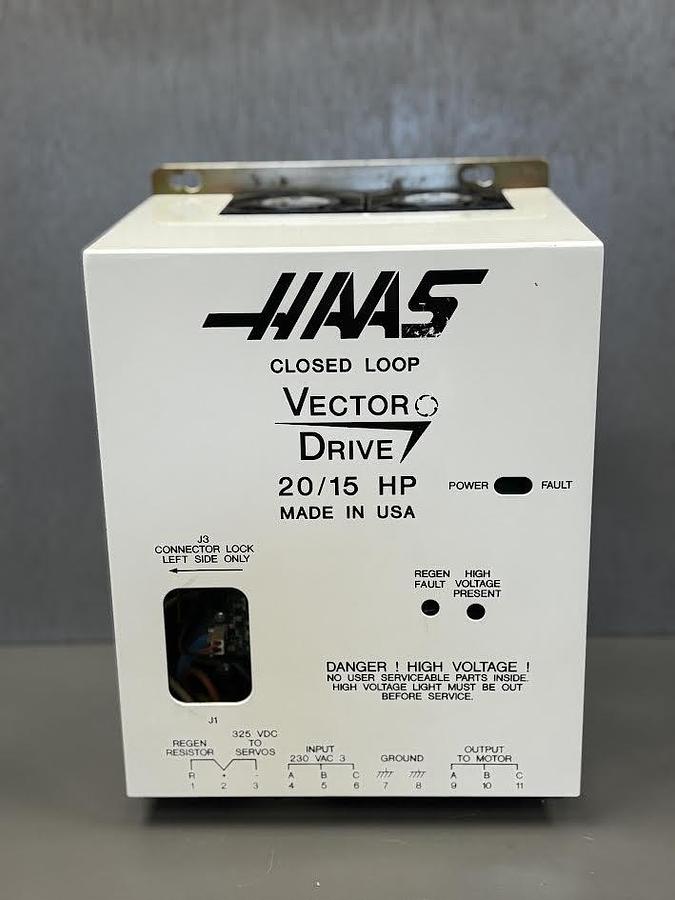 Used HAAS Closed Loop Vector Drive 20/15 HP 93-69-1000 GHA-8