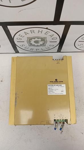 Used Power Control Systems SQ1206-3F-400-500 Power Supply Unit GH507