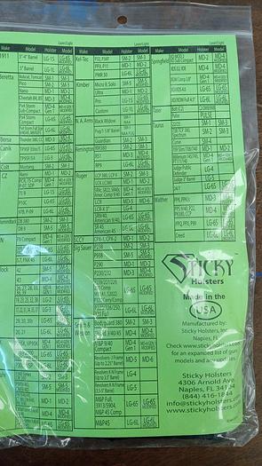 Sticky Holsters Micro Handgun Pocket Holster - SM-2 - GHC-1-(A2)