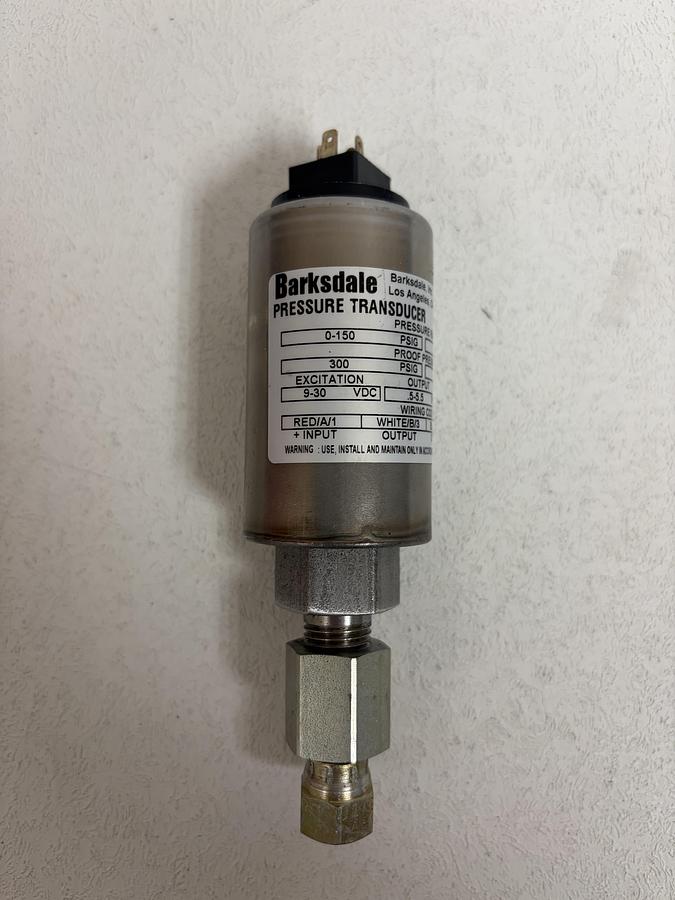 Used Barksdale Pressure Transducer 423H4-05