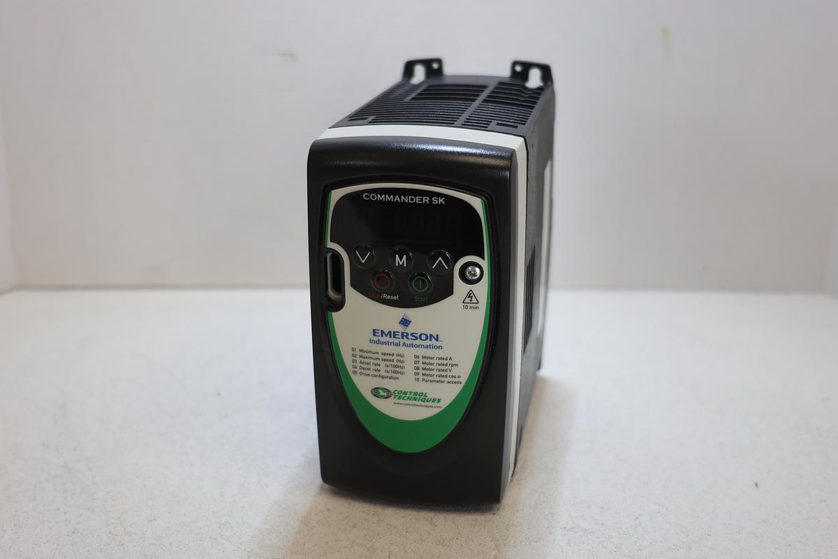 Used Emerson SKA1200025 Commander SK 0.25kW 1/3HP AC Drive VFD 240V