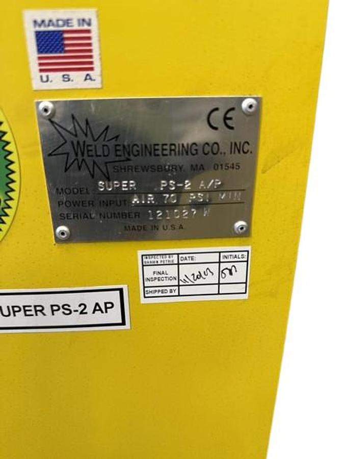 Used Weld Engineering Portable Flux Recovery PS-2 A/P 