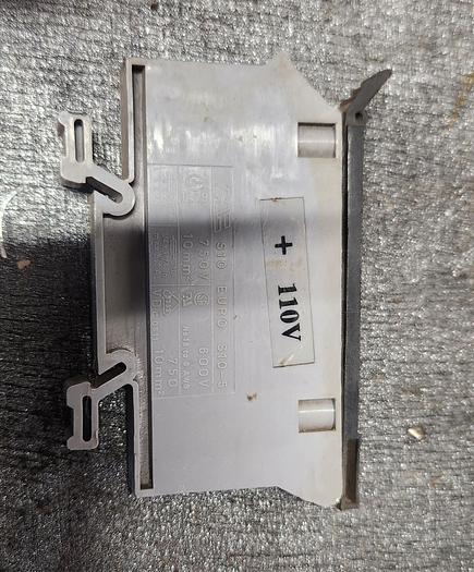 Used Lot of 5 S10 H Euro S10-5H Fused Terminal Block - Used - GHA-104