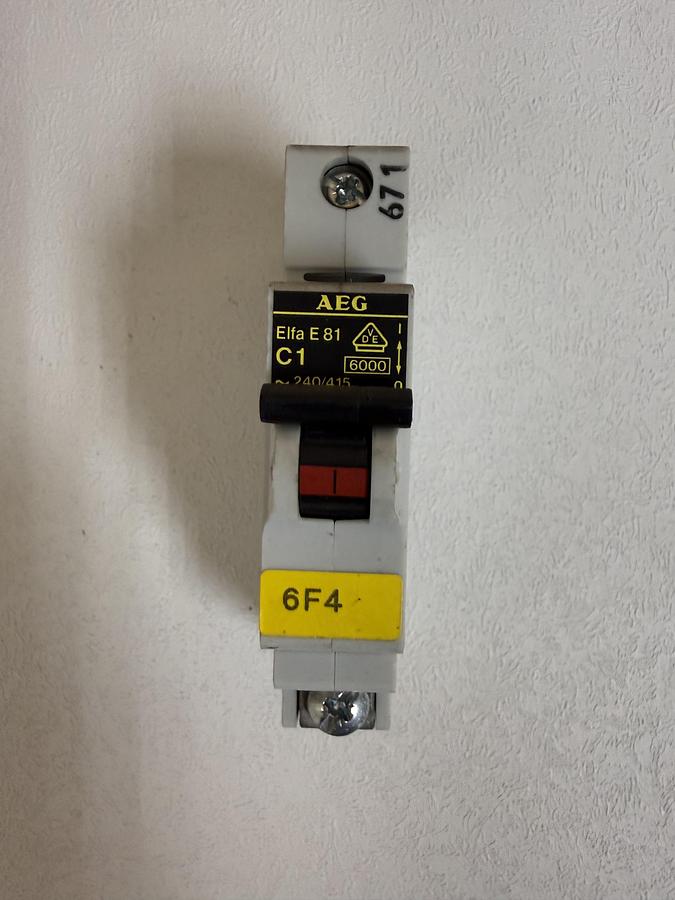 Used AEG Elfa E81 C1 Circuit Breaker ~240/415 GHC-38