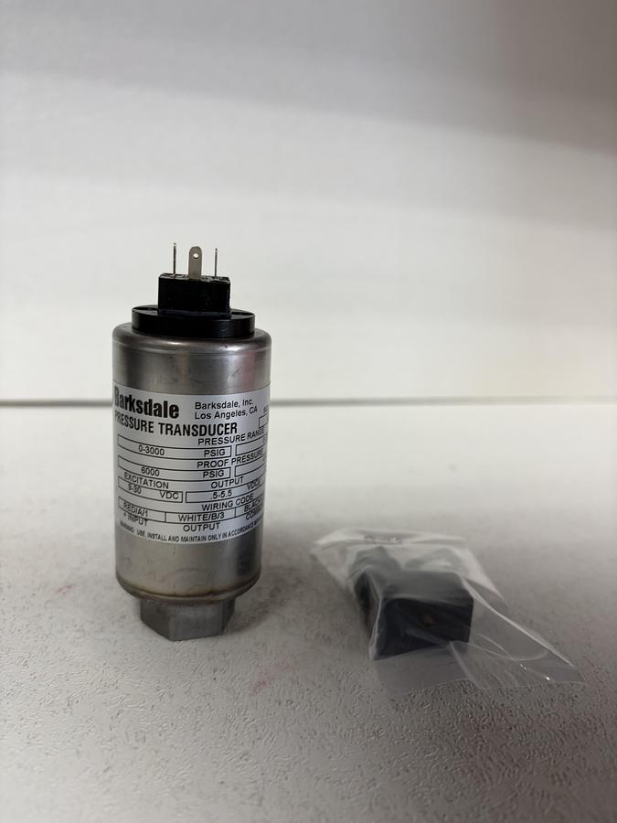 Used Barksdale Pressure Transducer 423H4-13-P1