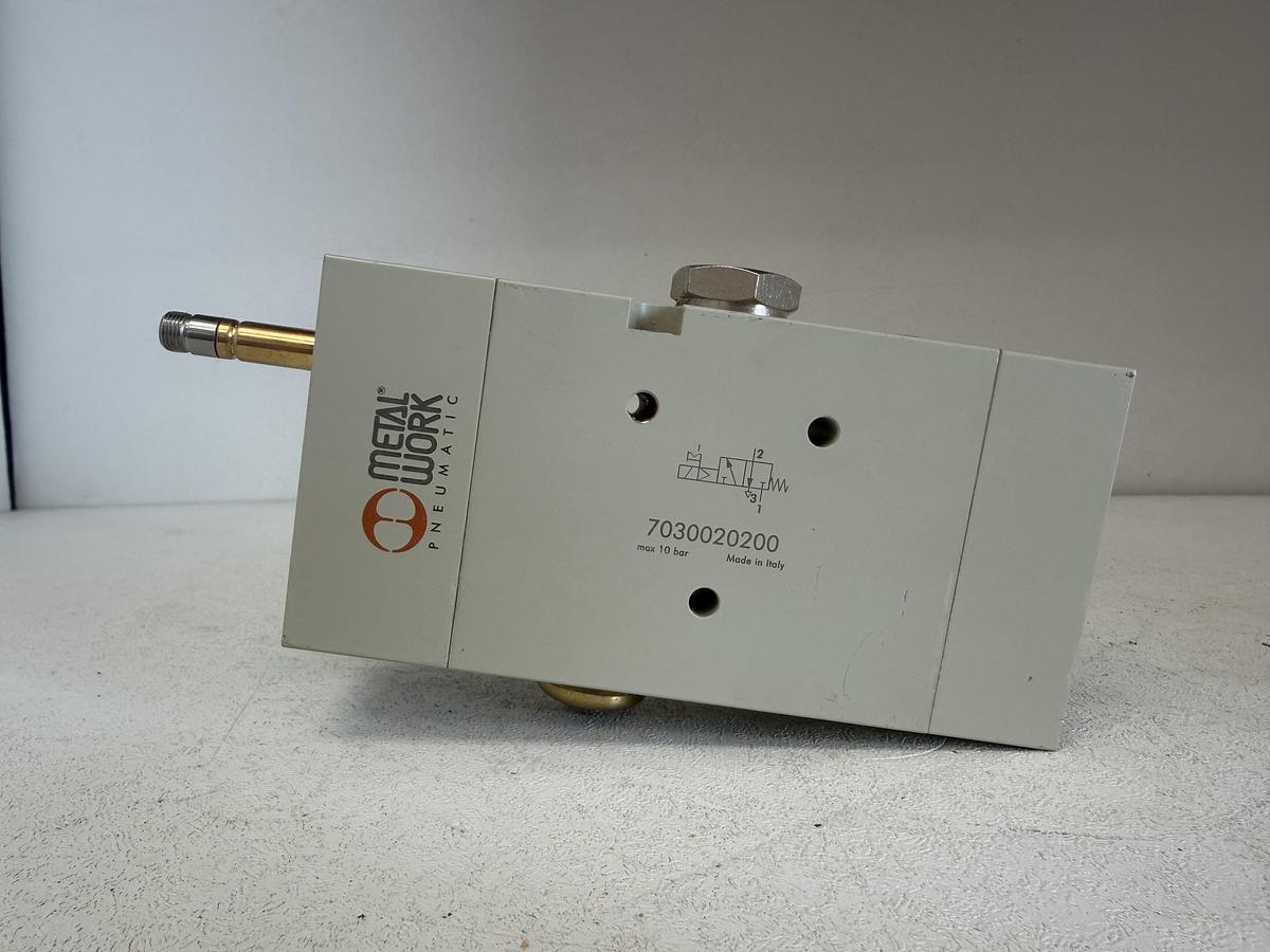 Used Metal Work Pneumatic 7030020200 Solenoid Valve, 3/2 NC, Mech Spring Reset, 1/2BSP, ADD Coil, GHA-178