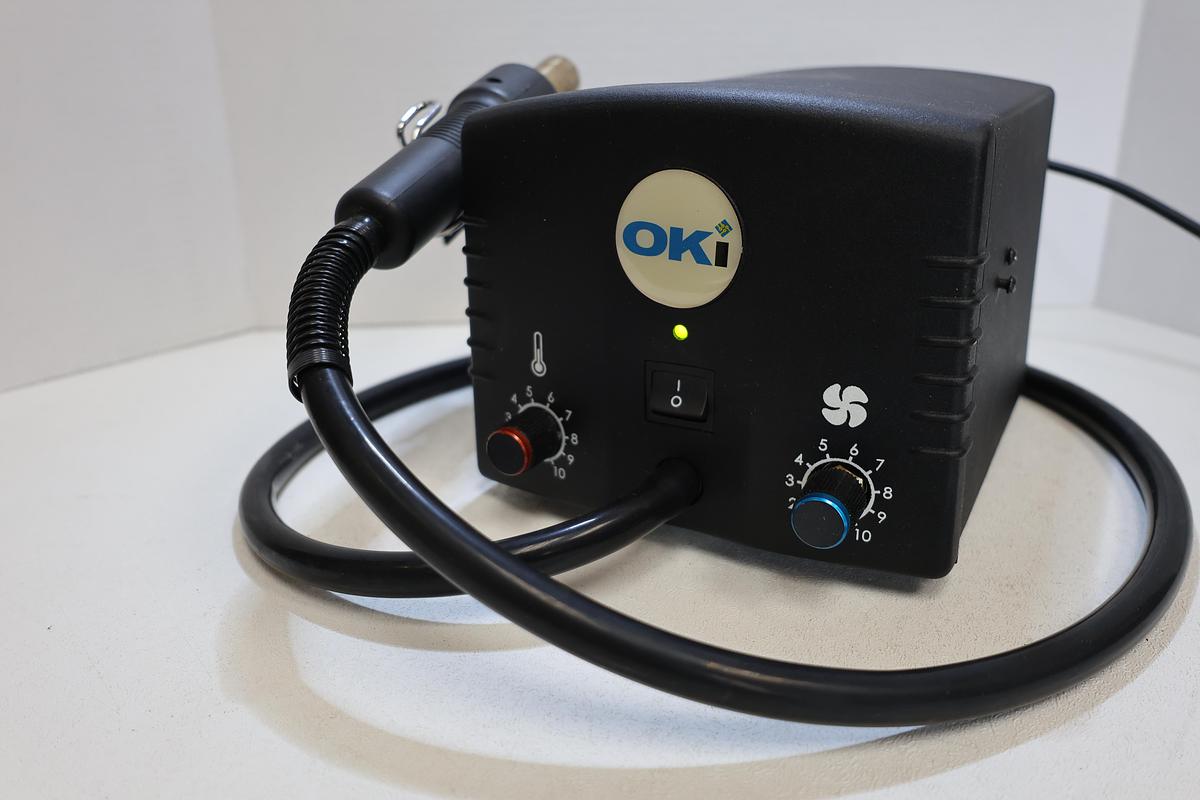 Used OKI HCT-900-11 Hot Air Soldering Desoldering Rework Station w/ Nozzle