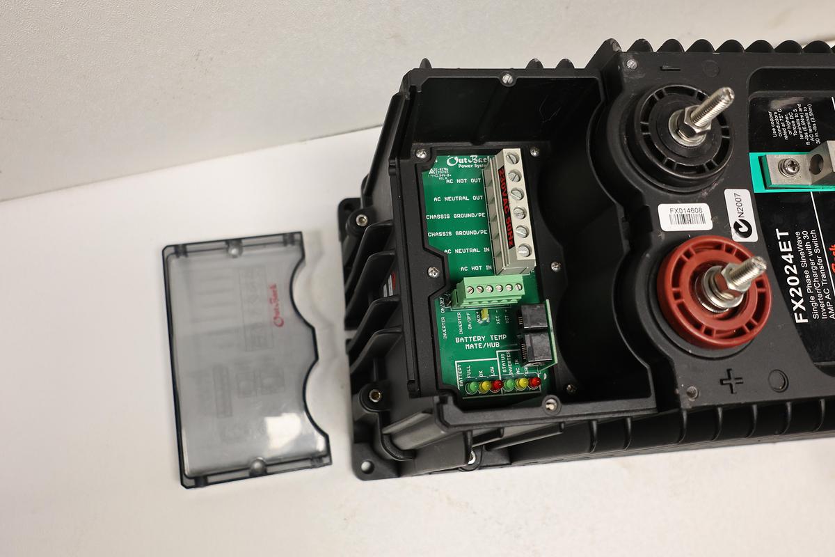 Used Outback Power Grid-Hybrid FX-2024ET Renewable Energy System GHA-5