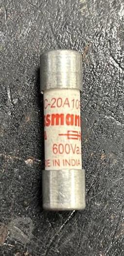 Lot of 3 - Bussman FWC-20A10F 20 Amp 600 VAC High Speed Fuse - GHB-63-D13