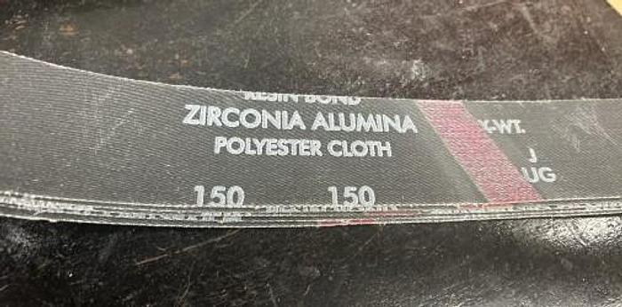 Used 5 Pcs 2"X48" Zirconia Alumina X-WT. Sanding Belt 150 Grit - GHB-73
