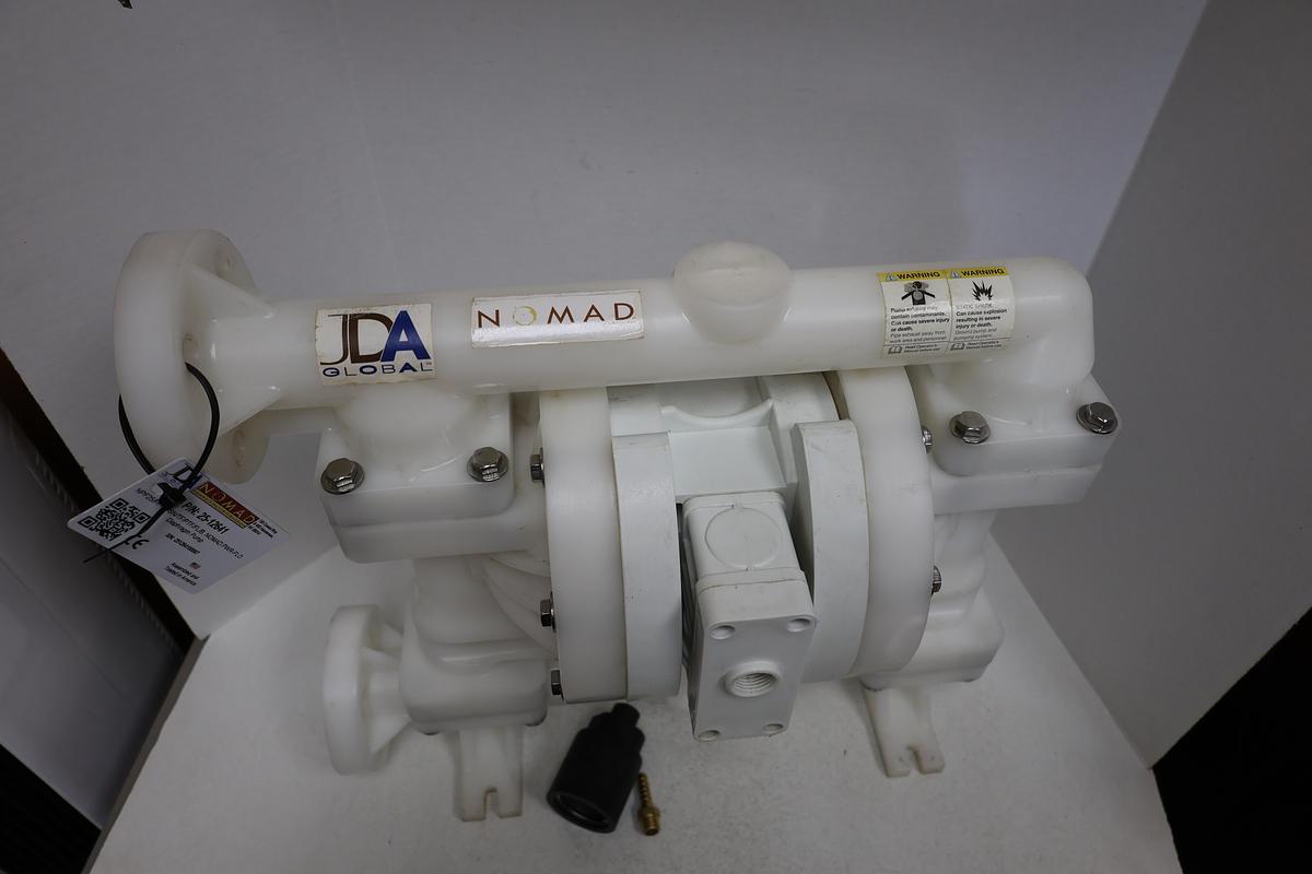NOMAD PWR-FLO NPF25 Diaphragm Pump P/N 25-12641 New Polypropylene GHA-46