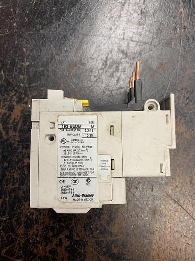 Used Allen-Bradley E1 Plus 193-EEDB 3.2-16 Overload Relay GHA-gs49