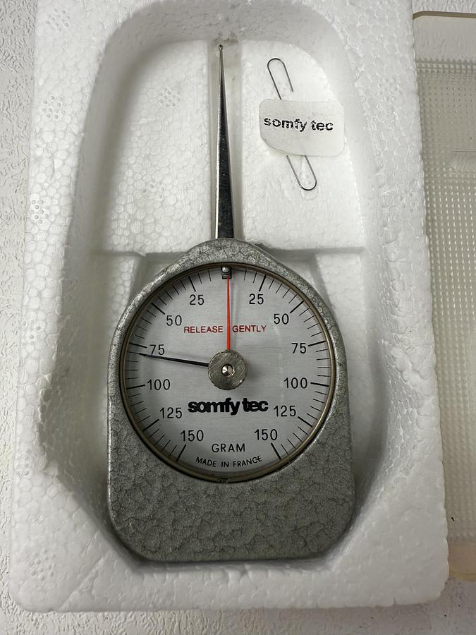 Used Somfy Tec Mechanical Dynamometer 0–150g – Made in France GHC-28