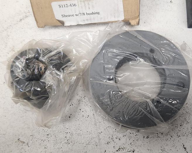 Cast Iron 5" Single Groove Belt Pulley with 7/8" Sheave Bushing - GHB-41