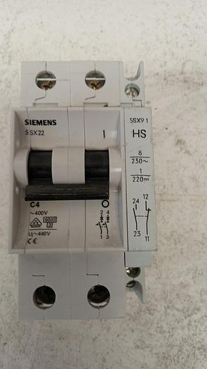 Used Siemens 5SX22 2 Pole 400V Circuit Breaker GH105