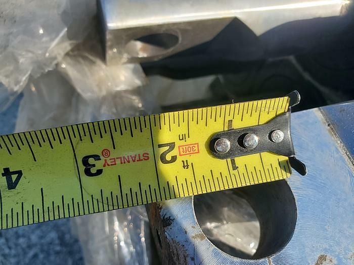 Used 5" Bore 3" Shaft 92" Stroke Welded Hydraulic Cylinder New Big Ram