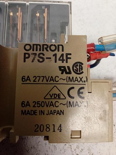 Used Omron G7S-4A2B Relay DC 24V 3A P7S-14F Base 6A 250V GH
